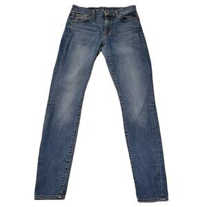 7 For All Mankind Gwenevere Cropped Jeans Stretch Blue Women’s Size 29
